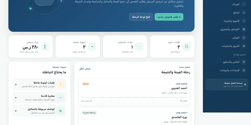 دَليل للمختبرات