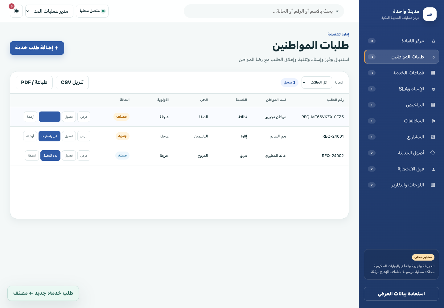 مدينة واحدة