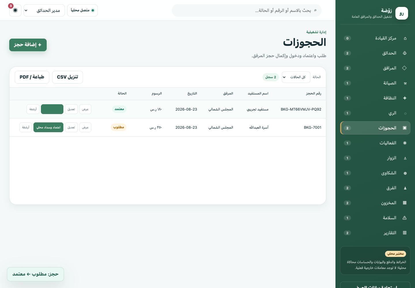 رَوْضة